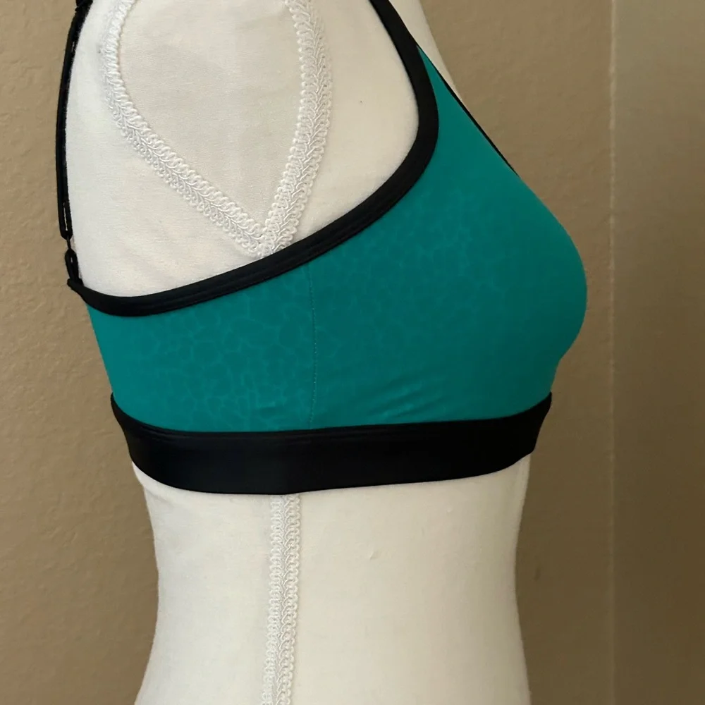 Women's Teal Sports Bra zyia - Picture 2 of 7
